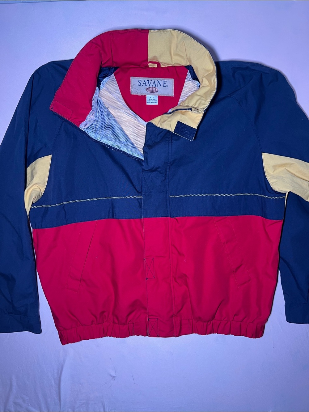 Vintage 80’s Savane Colorblock jacket